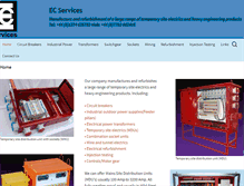 Tablet Screenshot of ec-services.co.uk